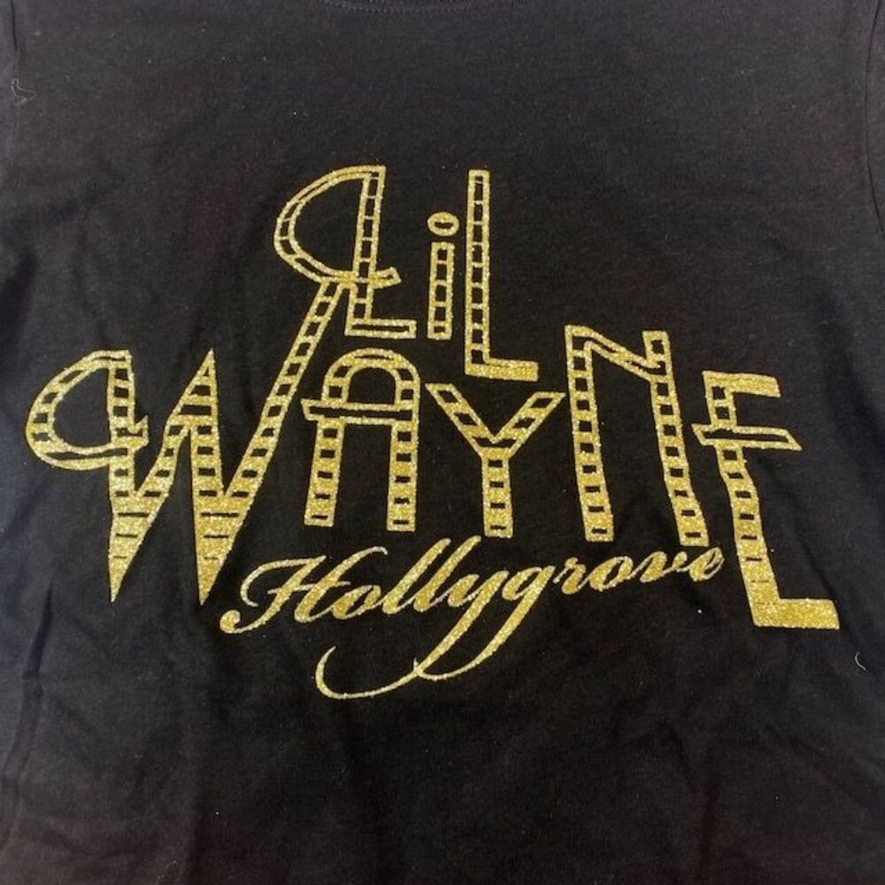 NWOT Lil Wayne Hollygrove Tee Shirt Black, Size X-Large - Picture 2 of 3